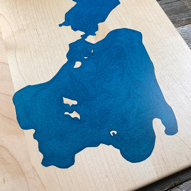 Detail of the Trout Lake map by Keyway