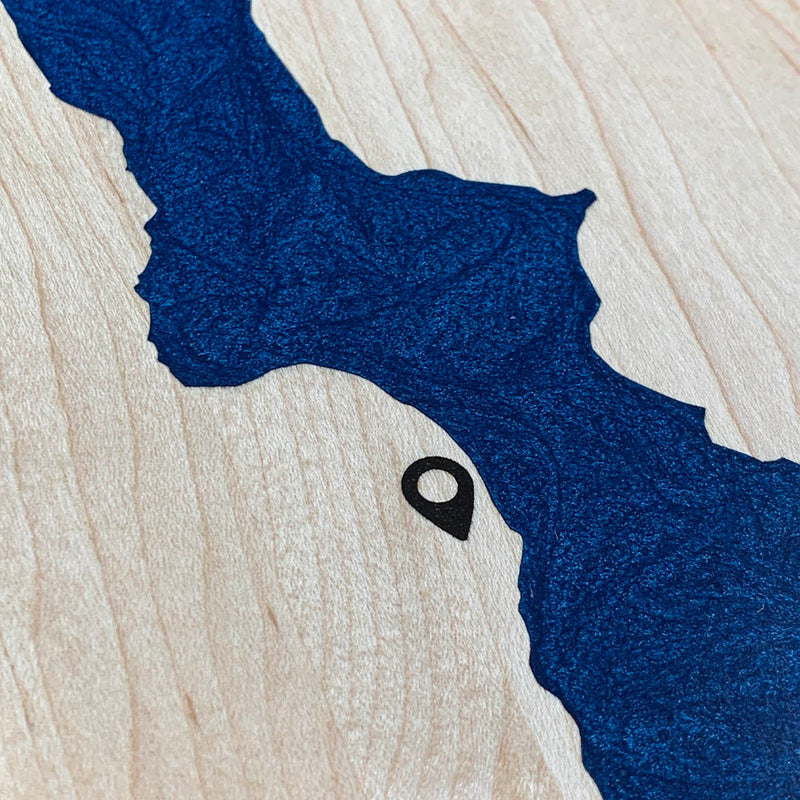Detail of the Wilson Pond map by Keyway