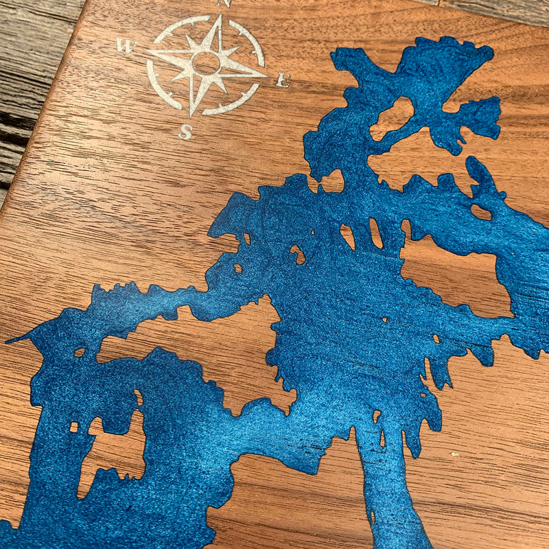 Detail of the Kahshe Lake map by Keyway