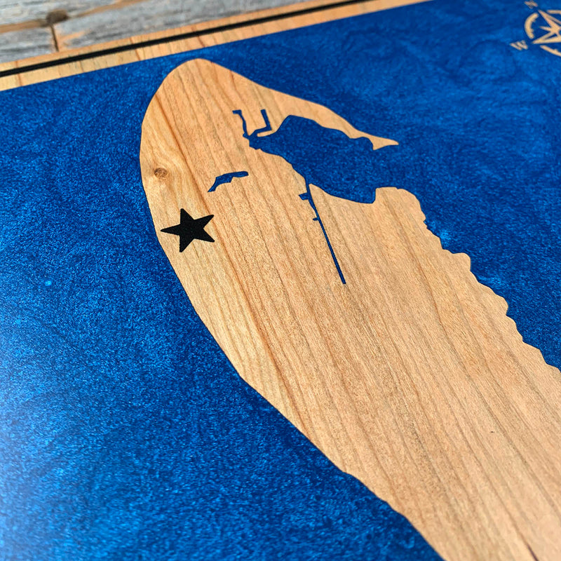Detail of the Upper Captiva Island map by Keyway