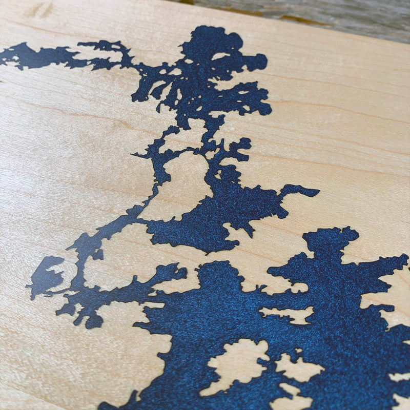 Detail of the Eagle Lake map by Keyway