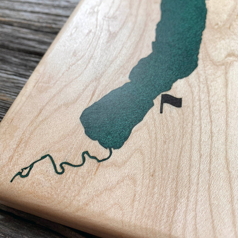 Detail of the Mabel Lake map by Keyway