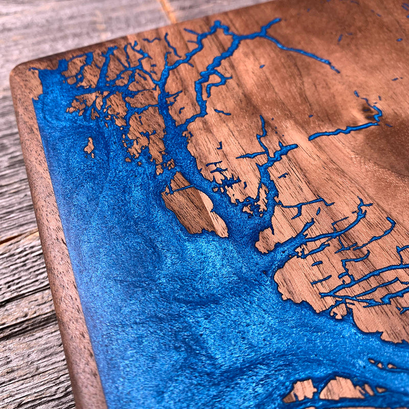 Detail of the Ucluelet map by Keyway