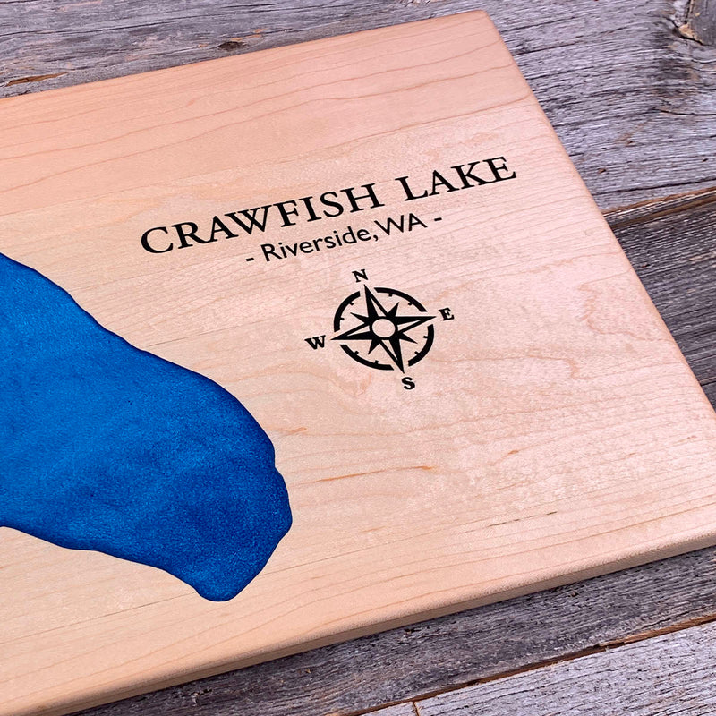 Detail of the Crawfish Lake map by Keyway