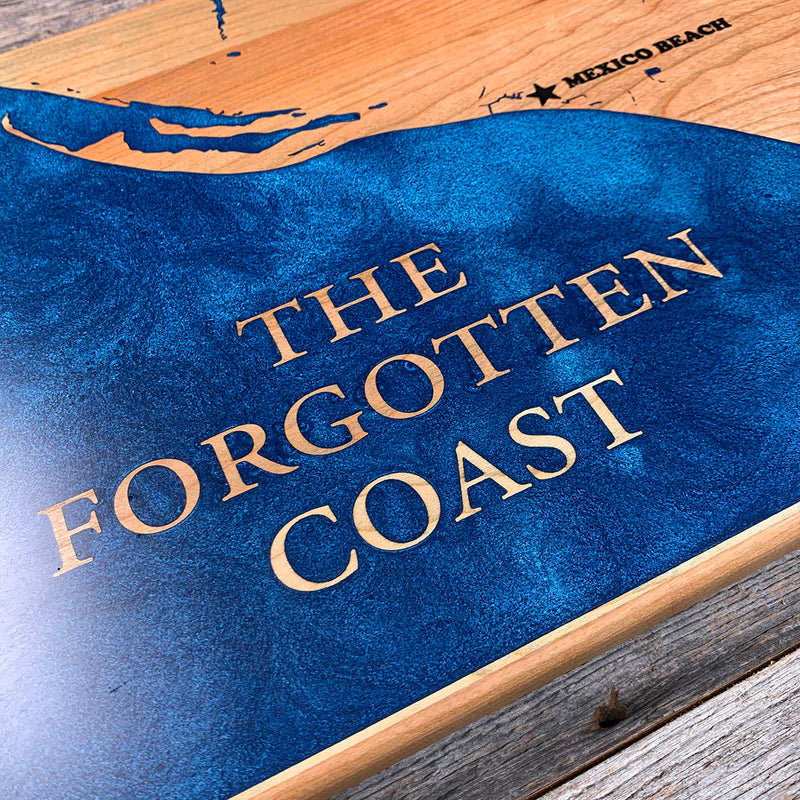 Detail of the Forgotten Coast map by Keyway