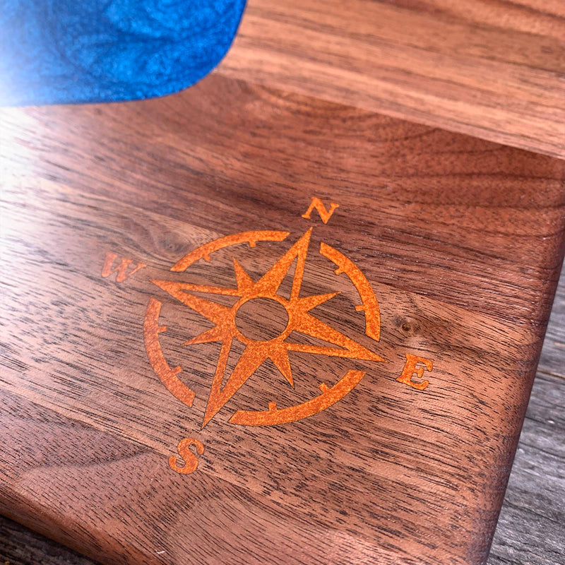 Detail of the Island Lake map by Keyway