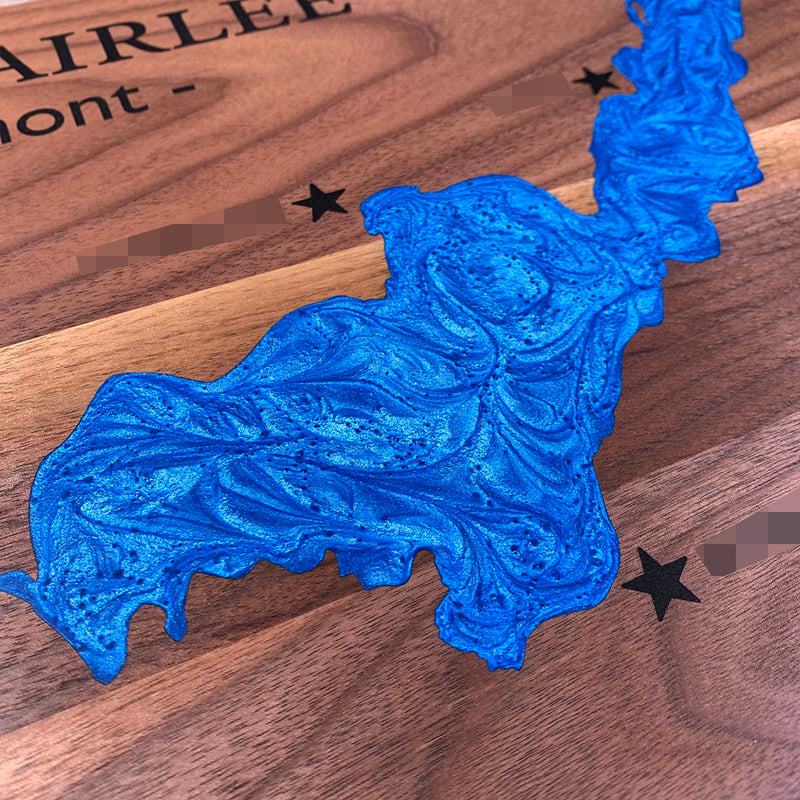 Detail of the Lake Fairlee map by Keyway