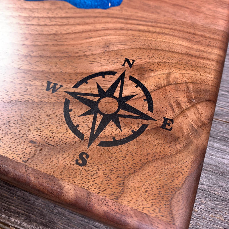 Detail of the Lake Naomi map by Keyway