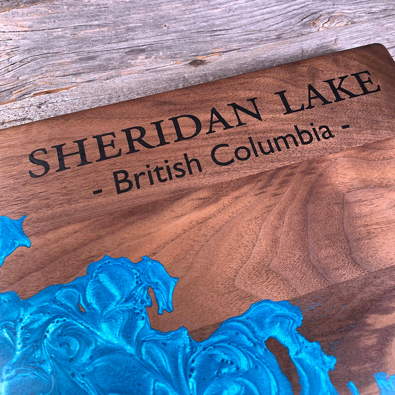 Detail of the Sheridan Lake map by Keyway