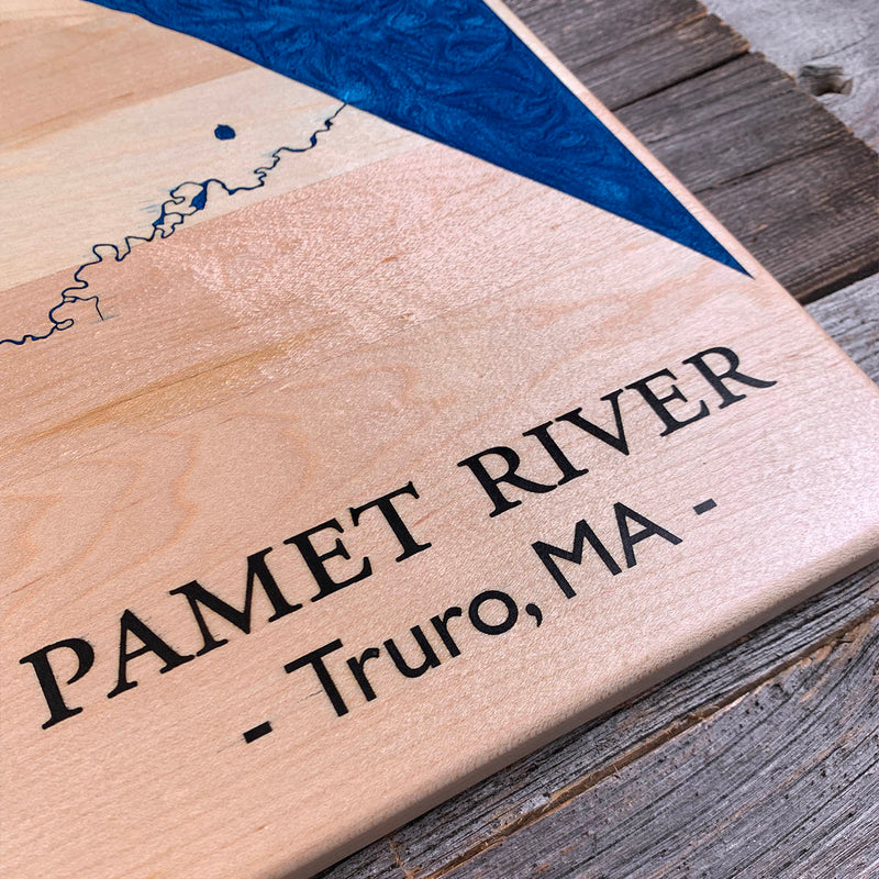 Detail of the Pamet River map by Keyway