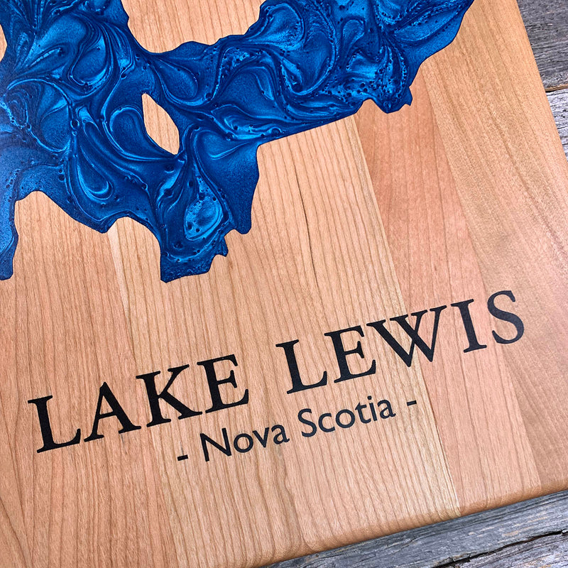 Detail of the Lake Lewis map by Keyway