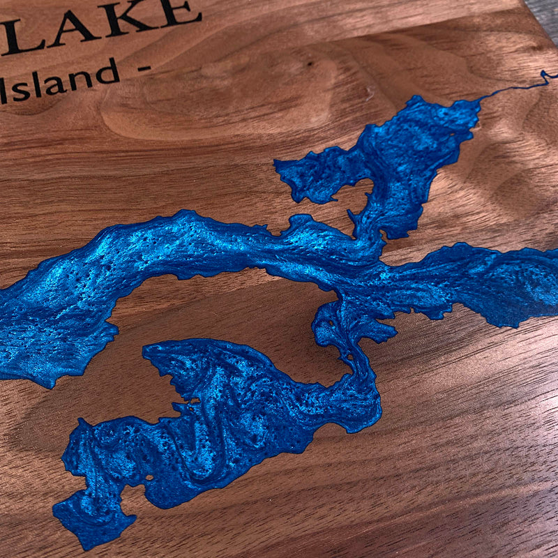 Detail of the Sproat Lake map by Keyway