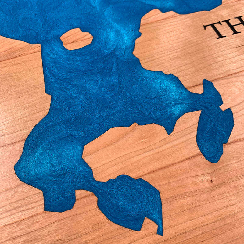 Detail of the White Lake map by Keyway