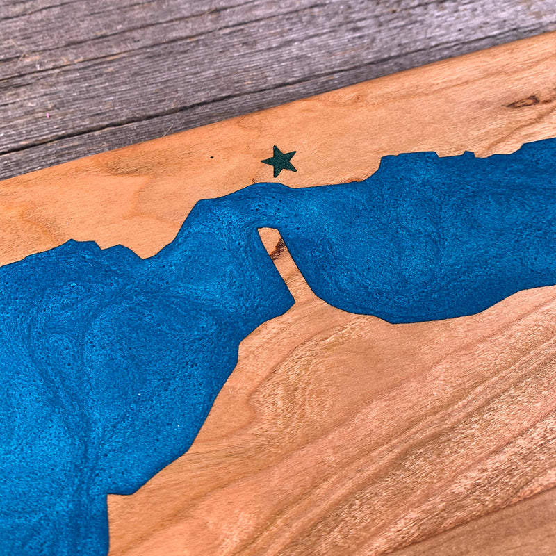 Detail of the White Lake map by Keyway