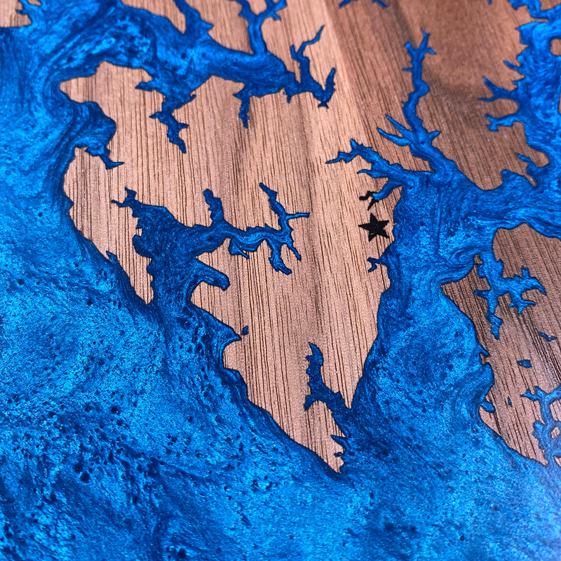 Detail of the Bellevue map by Keyway