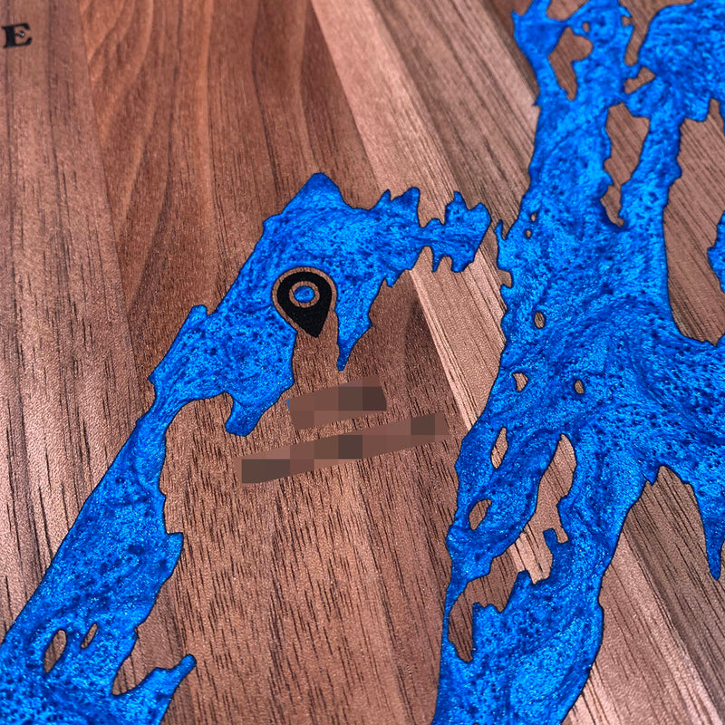 Detail of the Buck Lake map by Keyway
