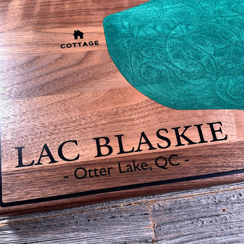 Detail of the Lac Blaskie map by Keyway