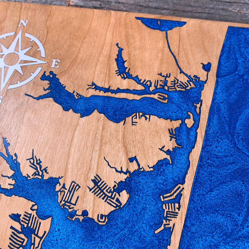 Detail of the Ortley Beach map by Keyway