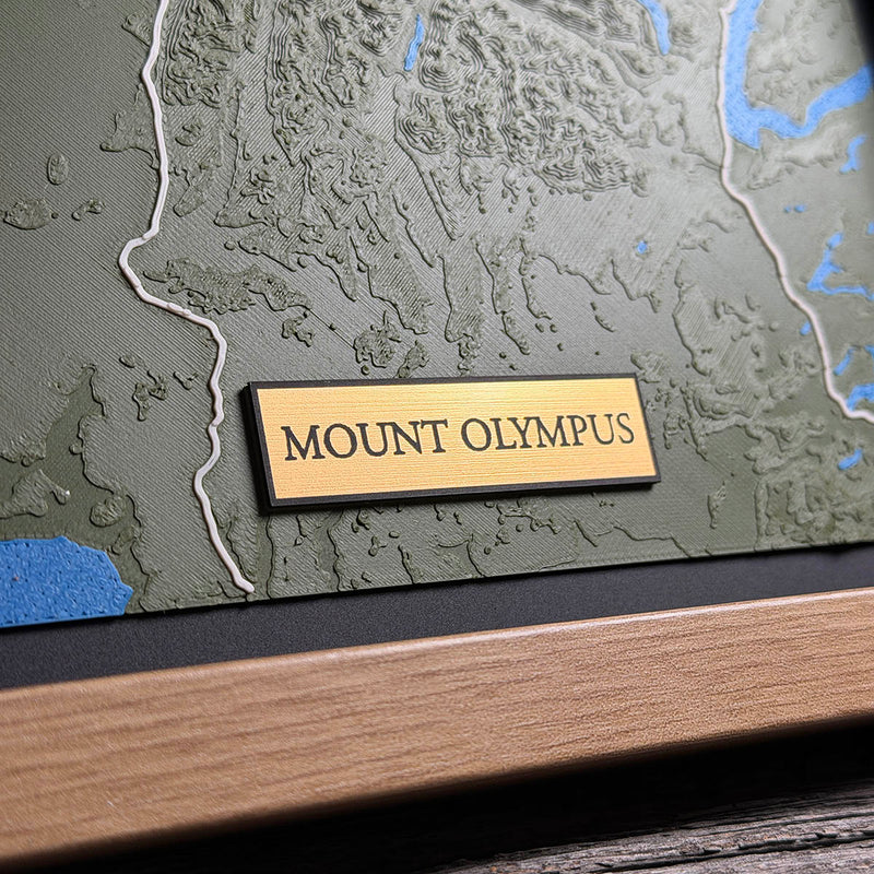 Detail of the Mount Olympus map by Keyway