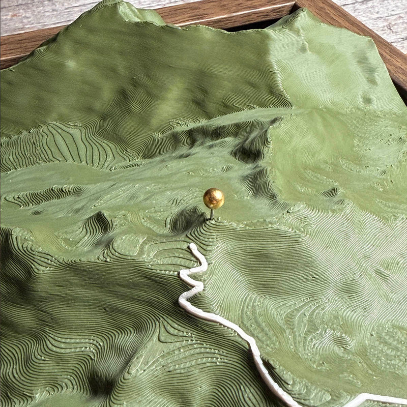 Detail of the Hurricane Hill map by Keyway