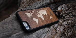 The Atlas Wood iPhone case by Keyway for the iPhone 6