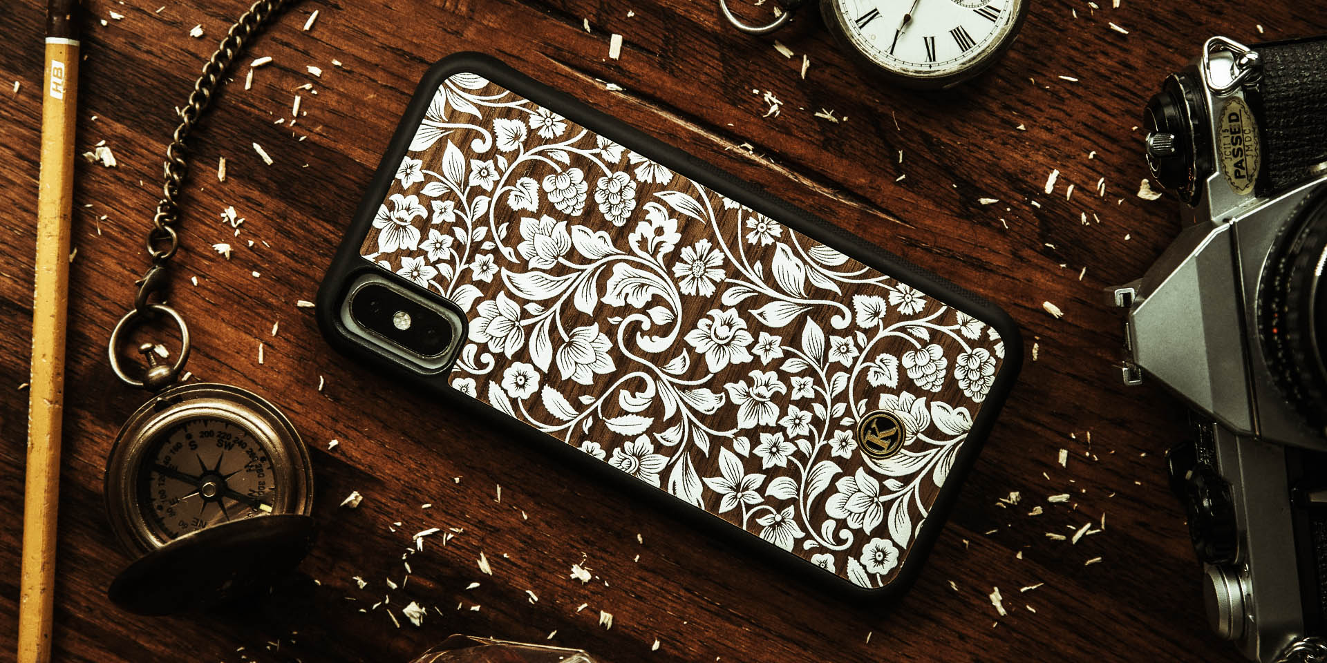 Ridge  Wayfinder Series Handmade and UV Printed Cotton Canvas iPhone X Case  by Keyway