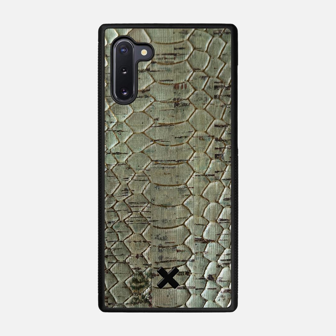 Python Cork Case for the Samsung Galaxy Note 10 featuring a Genuine Cork backer with the Keyway X Mark#Phone Model_Galaxy Note 10
