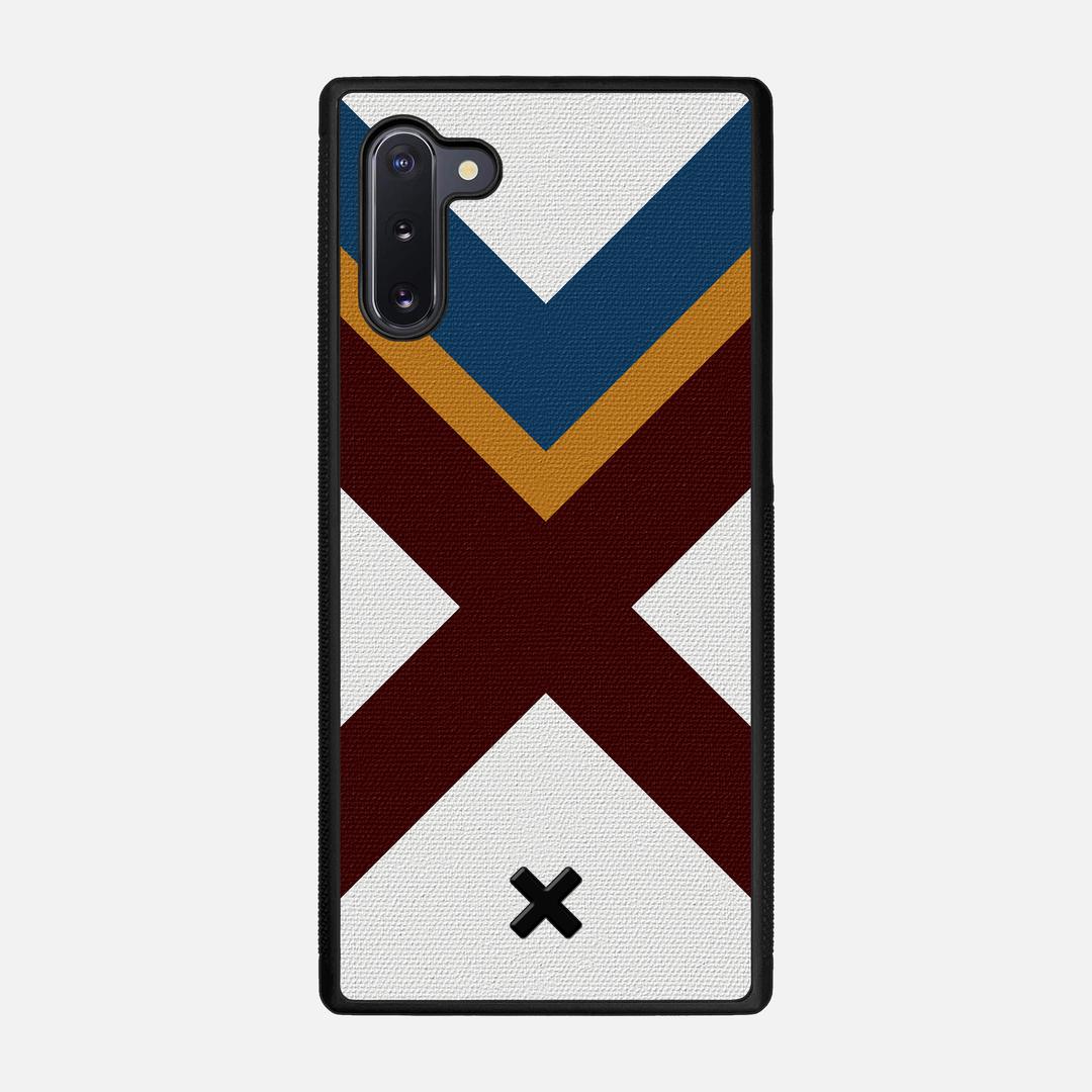 Range Case for the Samsung Galaxy Note 10 featuring a UV Printed Cotton Canvas backer with the Keyway X Mark#Phone Model_Galaxy Note 10