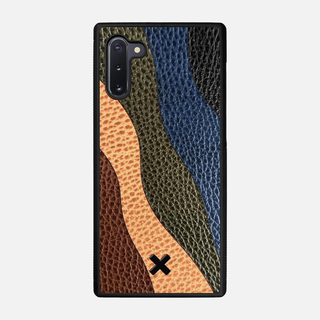 Sable Leather Case for the Samsung Galaxy Note 10 featuring a Genuine Leather backer with the Keyway X Mark#Phone Model_Galaxy Note 10