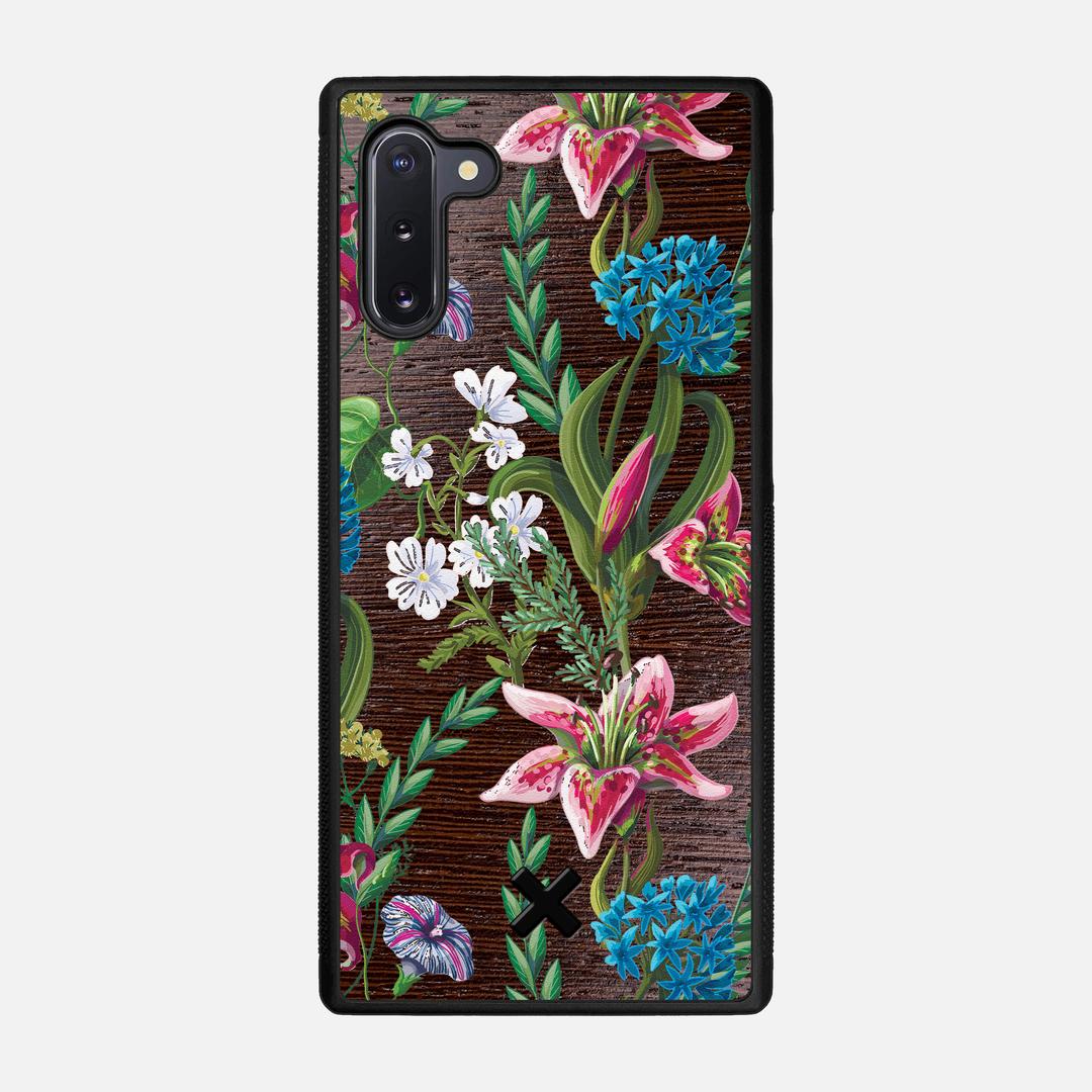 Stargazer Case for the Samsung Galaxy Note 10 featuring a UV Printed Wenge Wood backer with the Keyway X Mark#Phone Model_Galaxy Note 10