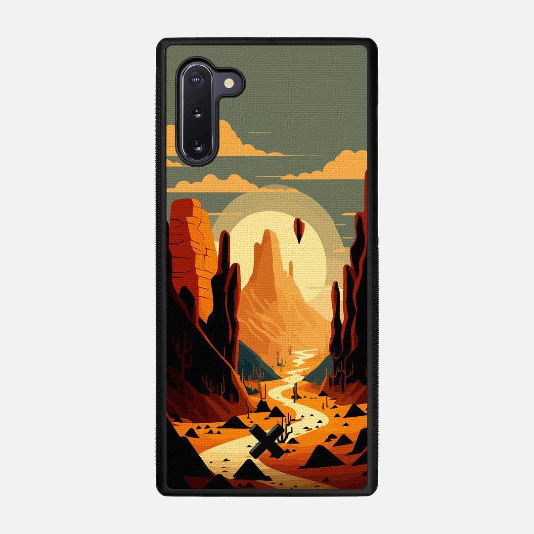 Terra Case for the Samsung Galaxy Note 10 featuring a UV Printed Cotton Canvas backer with the Keyway X Mark#Phone Model_Galaxy Note 10
