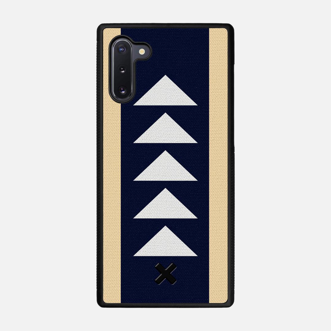 Track Case for the Samsung Galaxy Note 10 featuring a UV Printed Cotton Canvas backer with the Keyway X Mark#Phone Model_Galaxy Note 10
