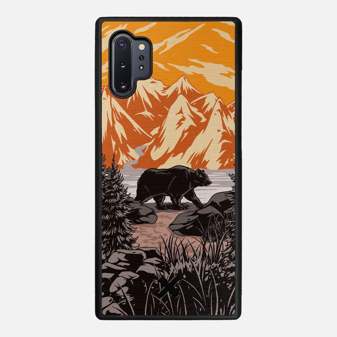 Kodiak Case for the Samsung Galaxy Note 10 Plus featuring a UV Printed Wenge Wood backer with the Keyway X Mark#Phone Model_Galaxy Note 10 Plus