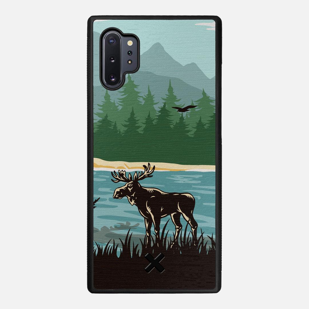 Moose Tracks Case for the Samsung Galaxy Note 10 Plus featuring a UV Printed Wenge Wood backer with the Keyway X Mark#Phone Model_Galaxy Note 10 Plus