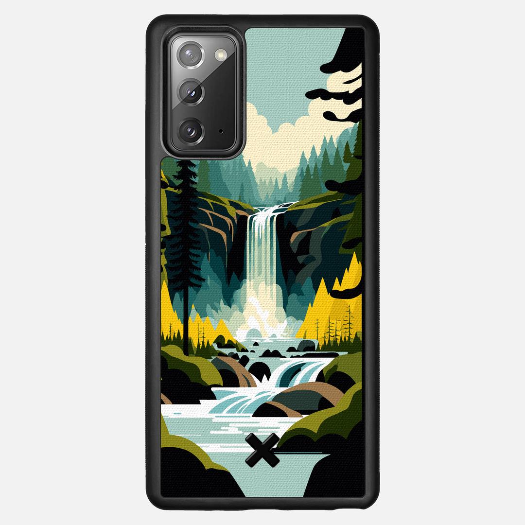 Cascade Case for the Samsung Galaxy Note 20 featuring a UV Printed Cotton Canvas backer with the Keyway X Mark#Phone Model_Galaxy Note 20