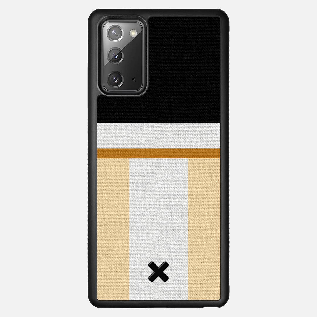 Isle Case for the Samsung Galaxy Note 20 featuring a UV Printed Cotton Canvas backer with the Keyway X Mark#Phone Model_Galaxy Note 20