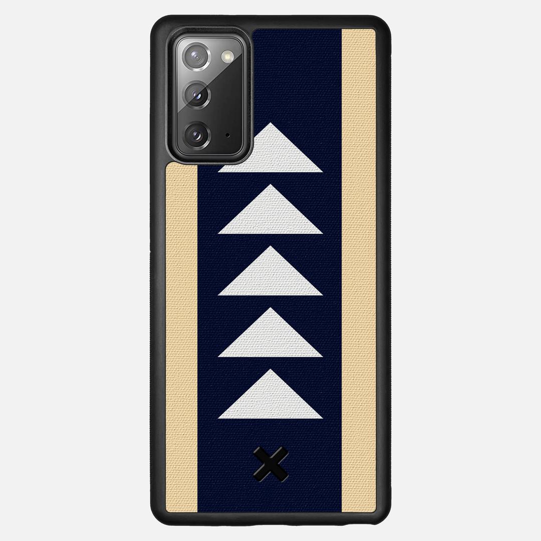 Track Case for the Samsung Galaxy Note 20 featuring a UV Printed Cotton Canvas backer with the Keyway X Mark#Phone Model_Galaxy Note 20
