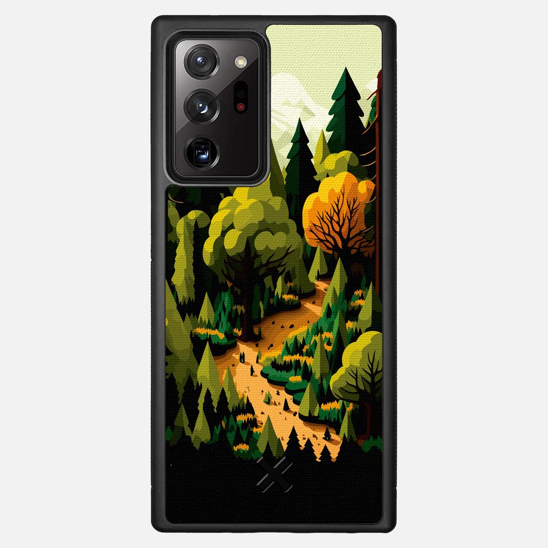 Evergreen Case for the Samsung Galaxy Note 20 Ultra featuring a UV Printed Cotton Canvas backer with the Keyway X Mark#Phone Model_Galaxy Note 20 Ultra