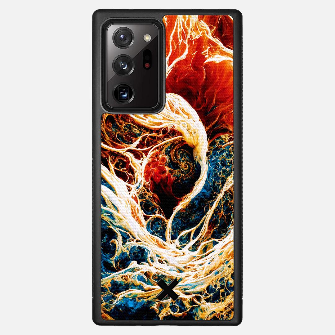 Evolve Case for the Samsung Galaxy Note 20 Ultra featuring a UV Printed Cotton Canvas backer with the Keyway X Mark#Phone Model_Galaxy Note 20 Ultra