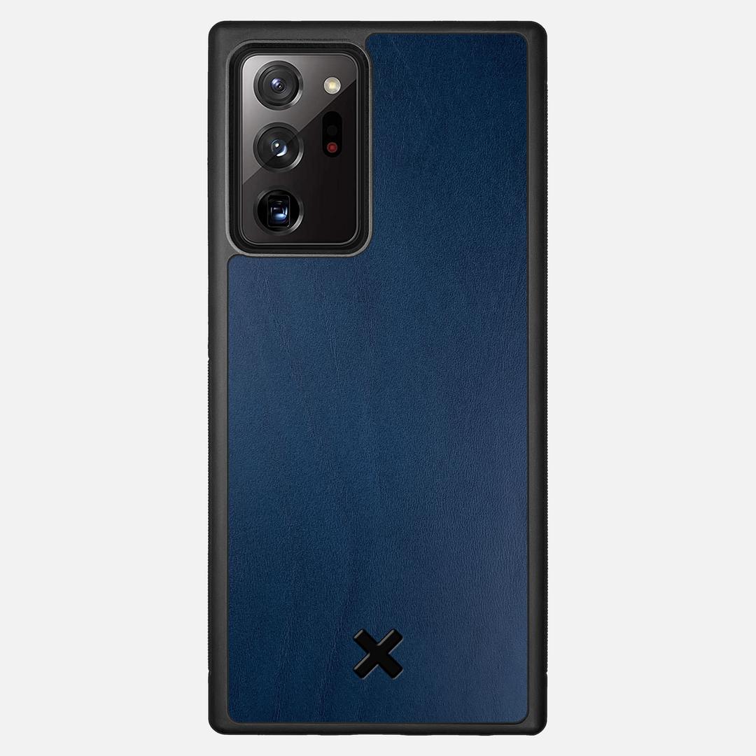 Midnight Leather Case for the Samsung Galaxy Note 20 Ultra featuring a Genuine Leather backer with the Keyway X Mark#Phone Model_Galaxy Note 20 Ultra
