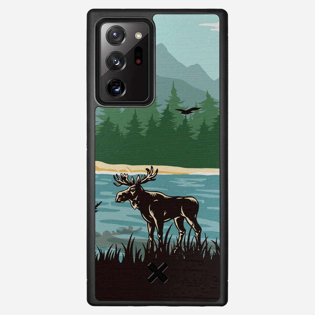 Moose Tracks Case for the Samsung Galaxy Note 20 Ultra featuring a UV Printed Wenge Wood backer with the Keyway X Mark#Phone Model_Galaxy Note 20 Ultra