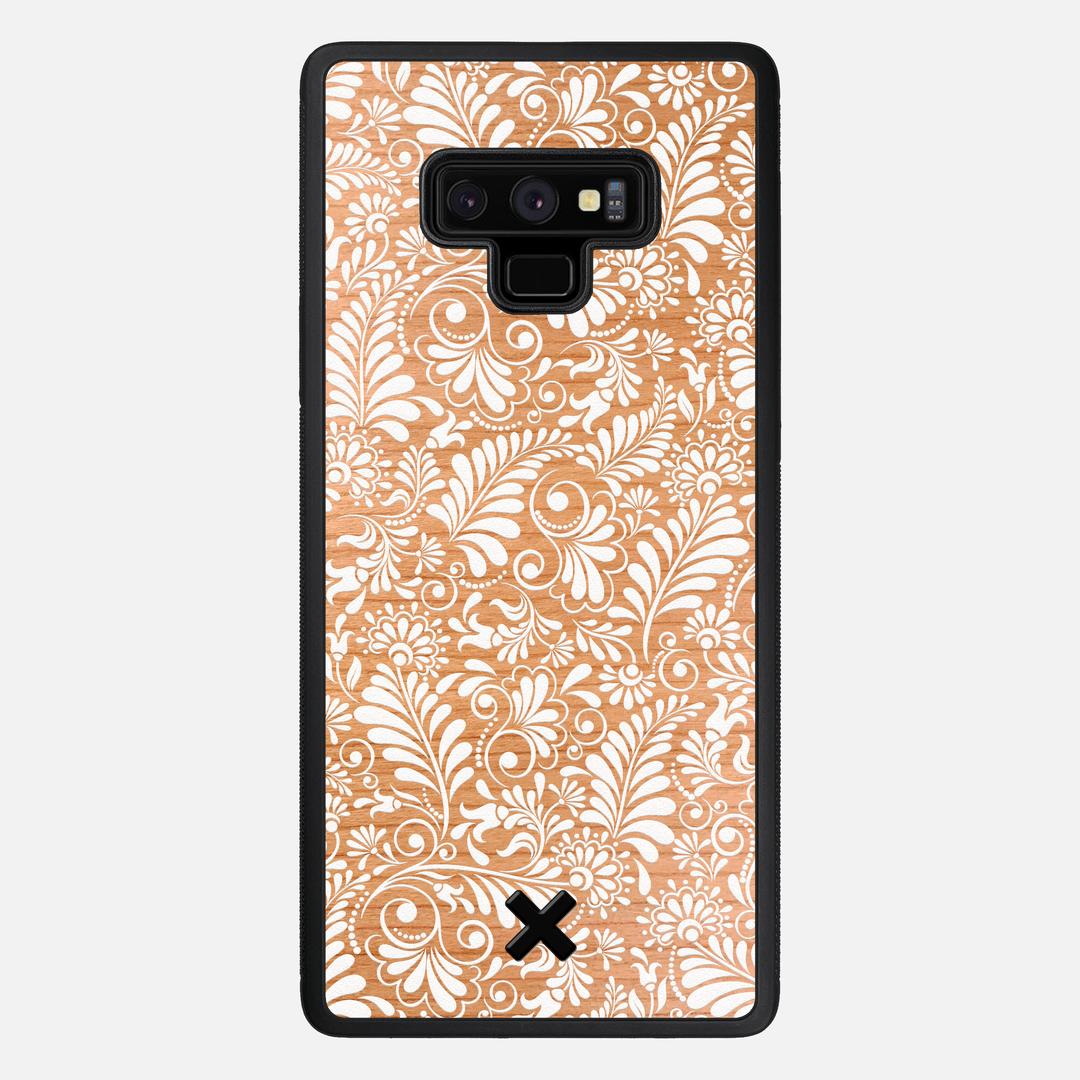 Botanica Case for the Samsung Galaxy Note 9 featuring a UV Printed Cherry Wood backer with the Keyway X Mark#Phone Model_Galaxy Note 9