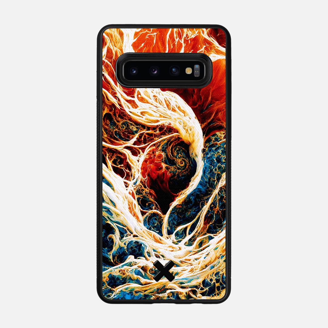 Evolve Case for the Samsung Galaxy S10 featuring a UV Printed Cotton Canvas backer with the Keyway X Mark#Phone Model_Galaxy S10
