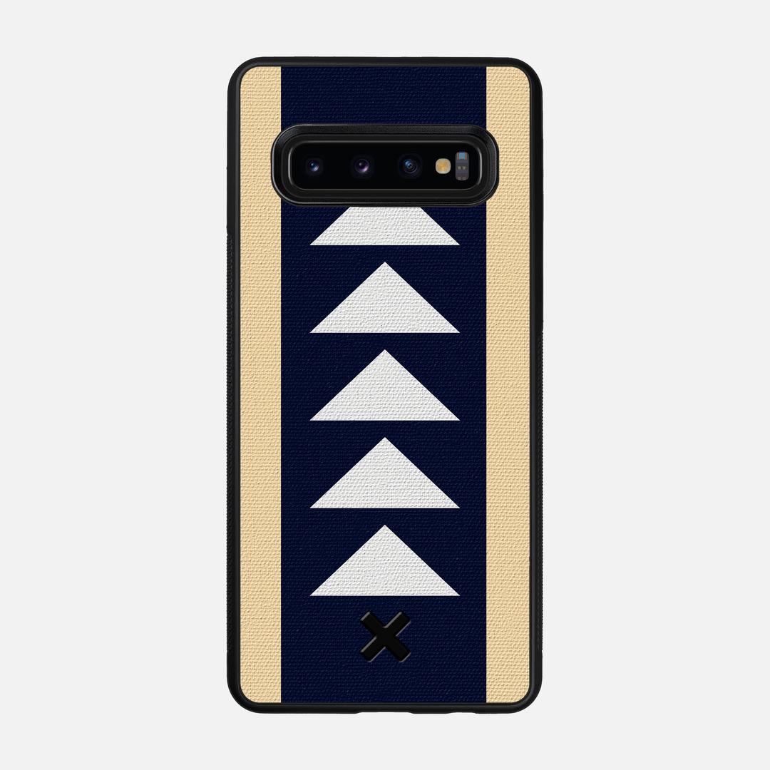 Track Case for the Samsung Galaxy S10 featuring a UV Printed Cotton Canvas backer with the Keyway X Mark#Phone Model_Galaxy S10