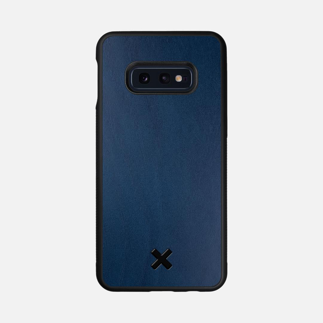 Midnight Leather Case for the Samsung Galaxy S10e featuring a Genuine Leather backer with the Keyway X Mark#Phone Model_Galaxy S10e