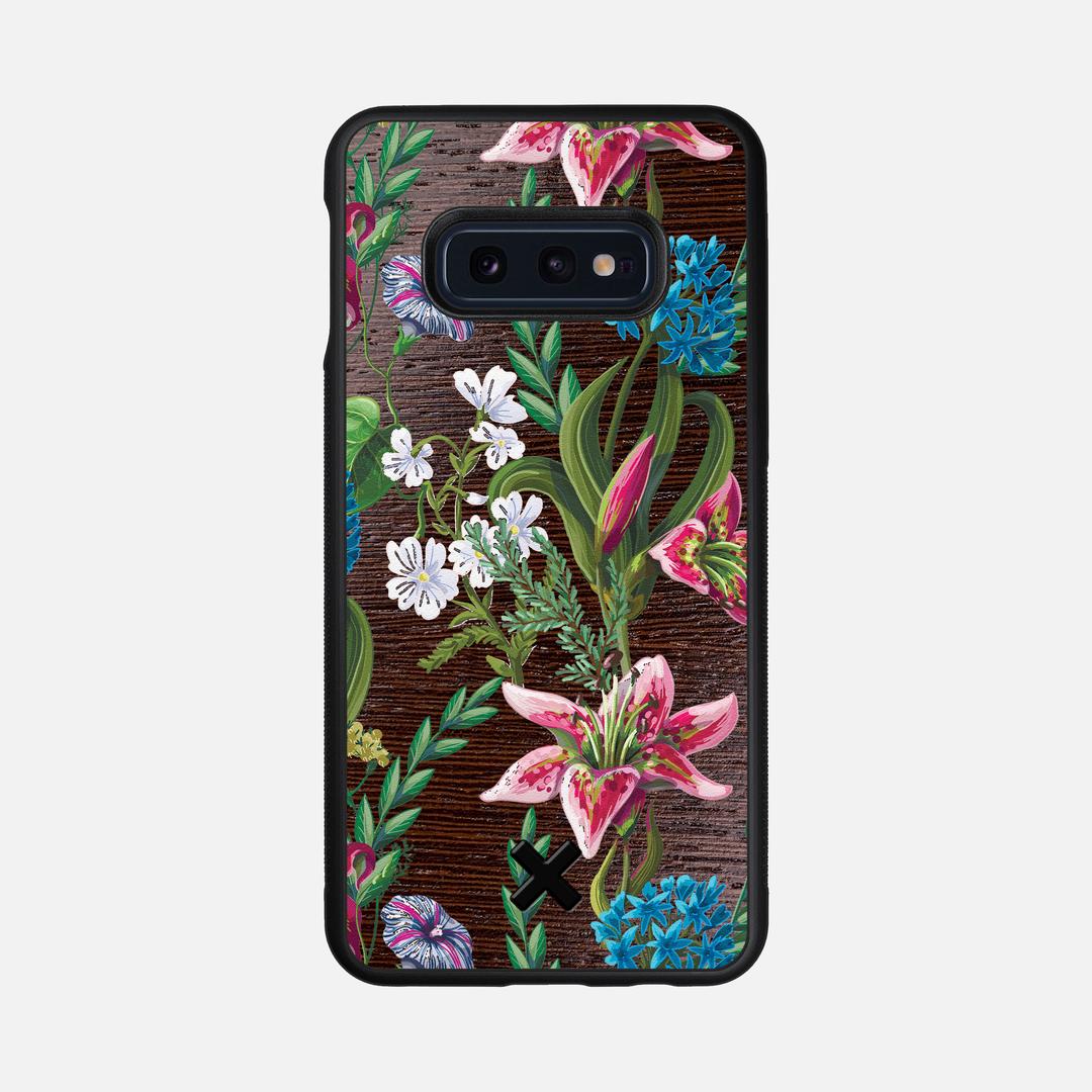 Stargazer Case for the Samsung Galaxy S10e featuring a UV Printed Wenge Wood backer with the Keyway X Mark#Phone Model_Galaxy S10e
