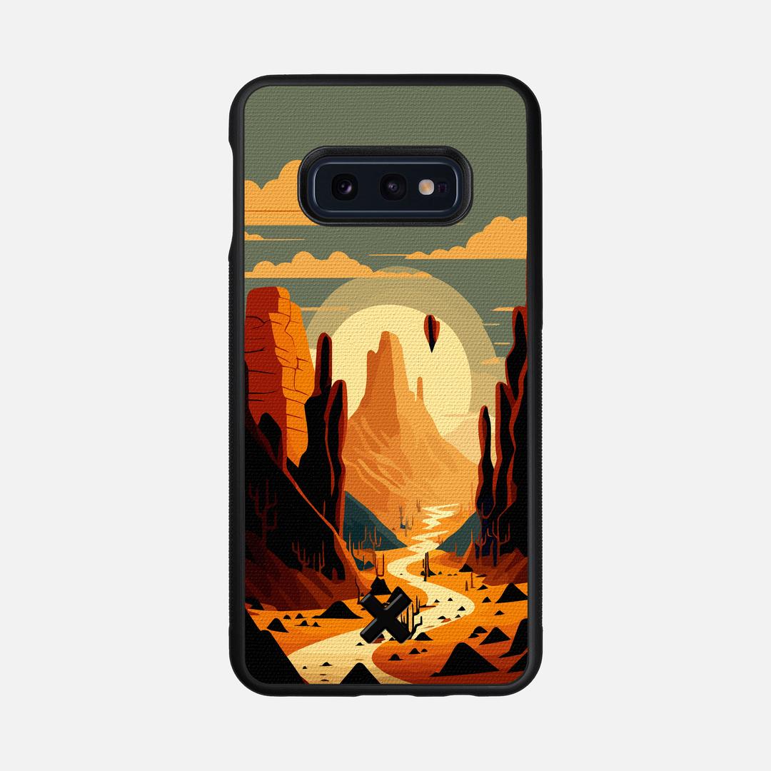 Terra Case for the Samsung Galaxy S10e featuring a UV Printed Cotton Canvas backer with the Keyway X Mark#Phone Model_Galaxy S10e