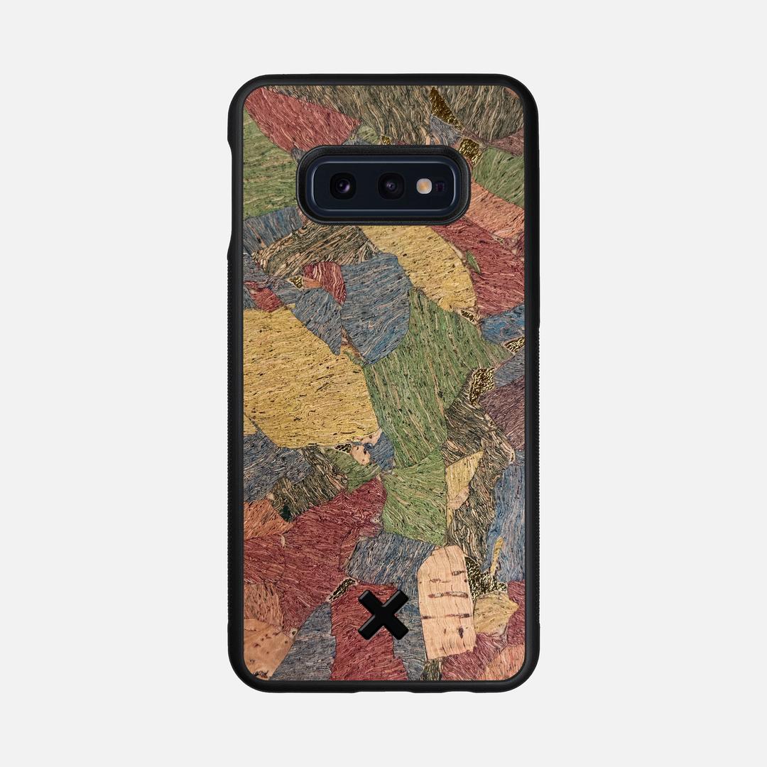 Terrazzo Cork Case for the Samsung Galaxy S10e featuring a Genuine Cork backer with the Keyway X Mark#Phone Model_Galaxy S10e