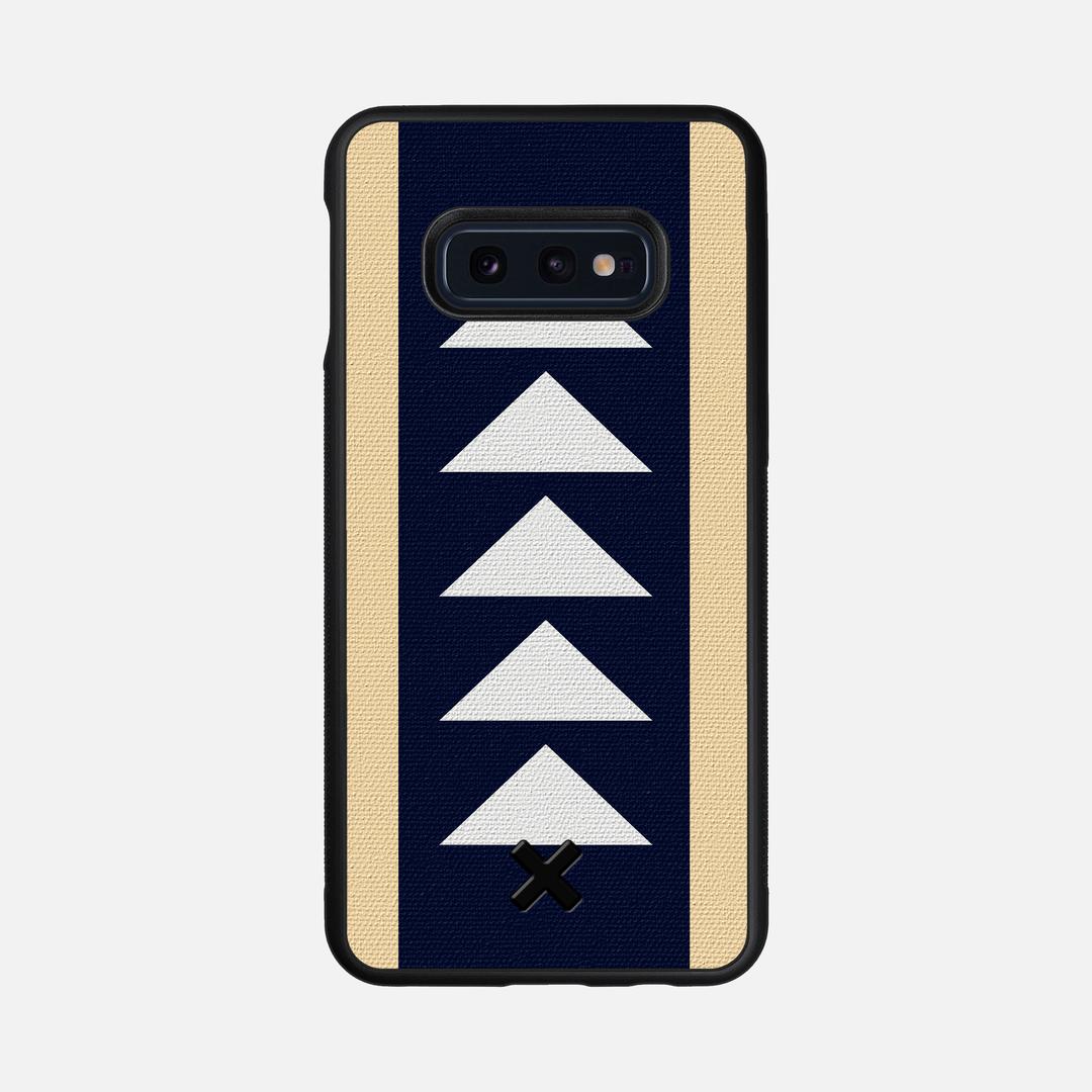 Track Case for the Samsung Galaxy S10e featuring a UV Printed Cotton Canvas backer with the Keyway X Mark#Phone Model_Galaxy S10e