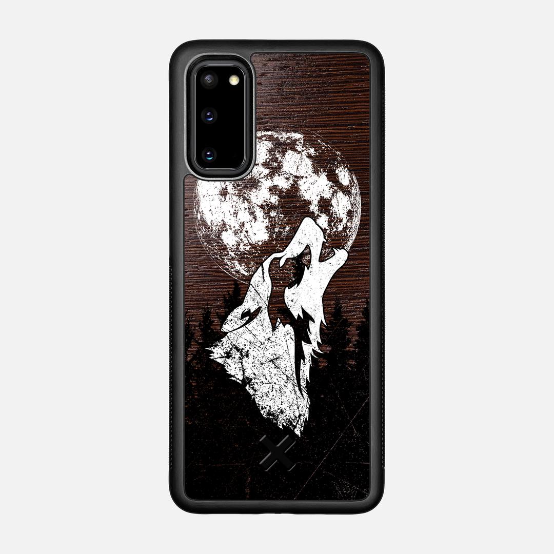 Howl Case for the Samsung Galaxy S20 featuring a UV Printed Wenge Wood backer with the Keyway X Mark#Phone Model_Galaxy S20